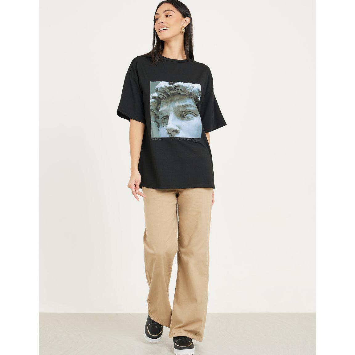 Styli Oversized Graphic Print Drop Shoulder T-Shirt-women-clothing-tshirts-image-2