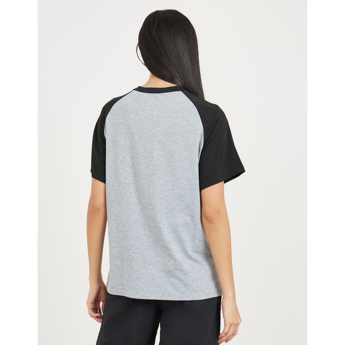 Styli Oversized Melange Graphic Print T-Shirt-women-clothing-tshirts-image-4