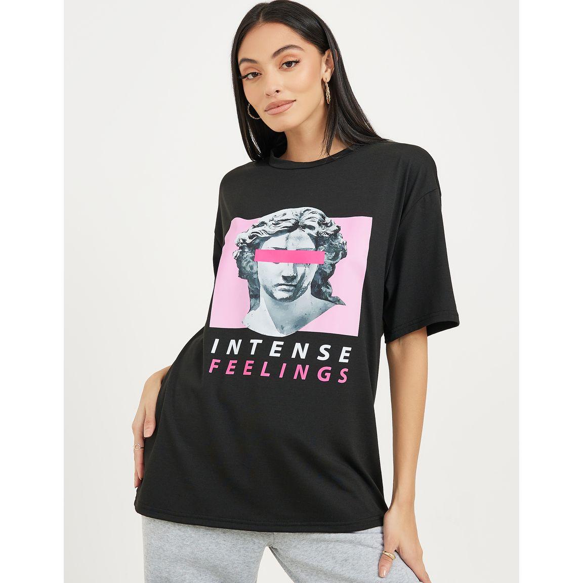 Styli Oversized Graphic Print Drop Shoulder T-Shirt-women-clothing-tshirts-image-3
