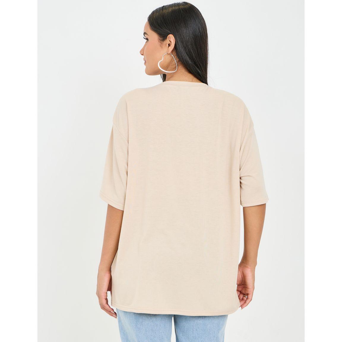 Styli Oversized Graphic Print Drop Shoulder Longline T-Shirt-women-clothing-tshirts-image-4