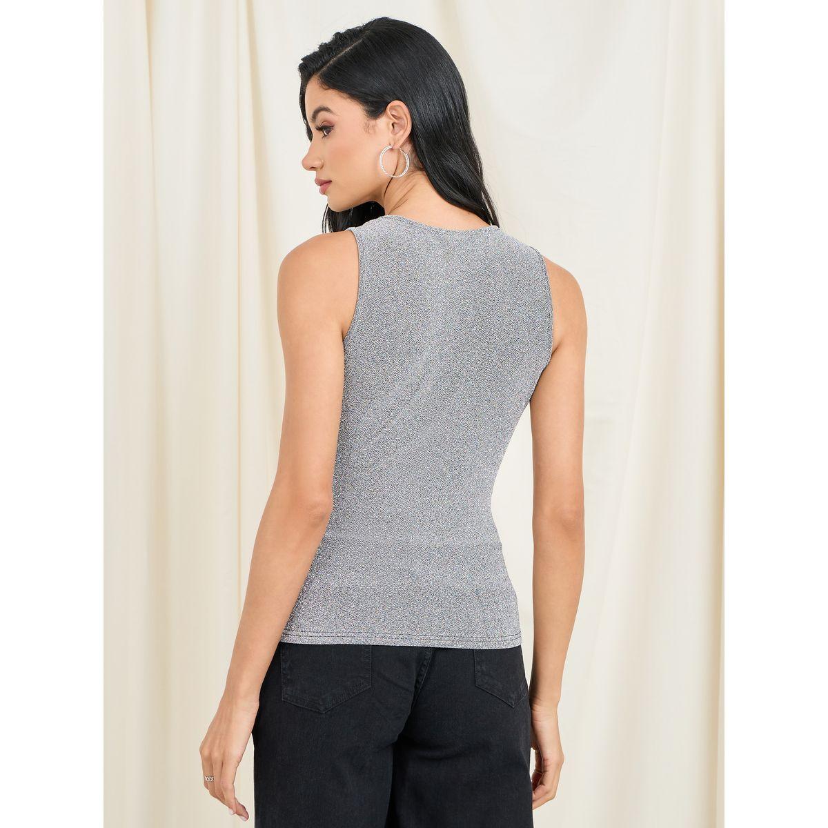 بلوزة بحمالات مع قصة عادية-women-clothing-tshirts-image-5