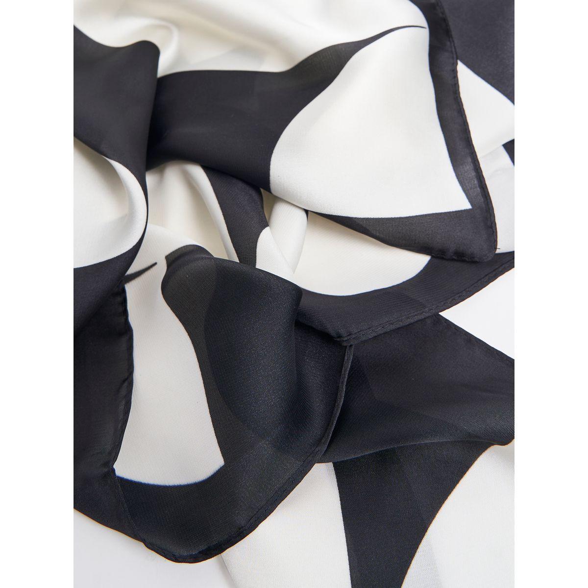 Styli Colorblock Print Scarf-women-winterwear-scarves-image-2