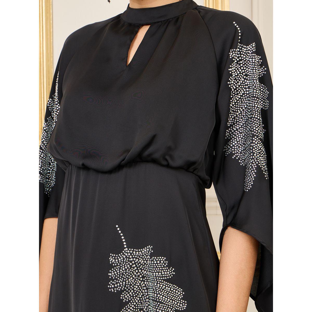 Styli Rhinestone Detail High Neck Shift Maxi Dress-women-clothing-dresses-image-3