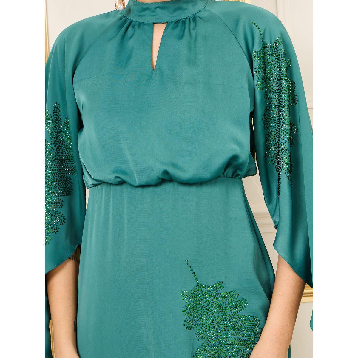 فستان طويل بياقة عالية وحجر الراين-women-clothing-dresses-image-3