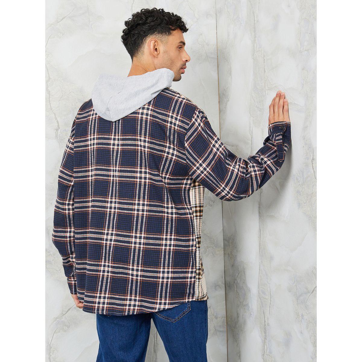 قميص واسع بياقة هودي-men-clothing-shirts-image-1