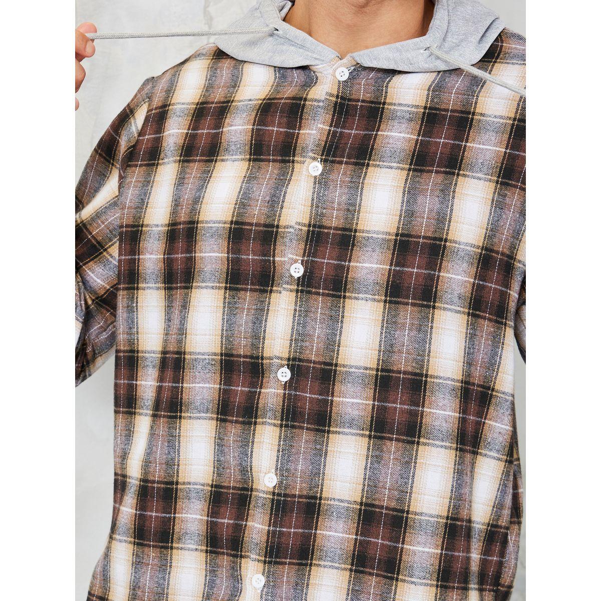 Styli Checked Oversized Hooded Shirt-men-clothing-shirts-image-4