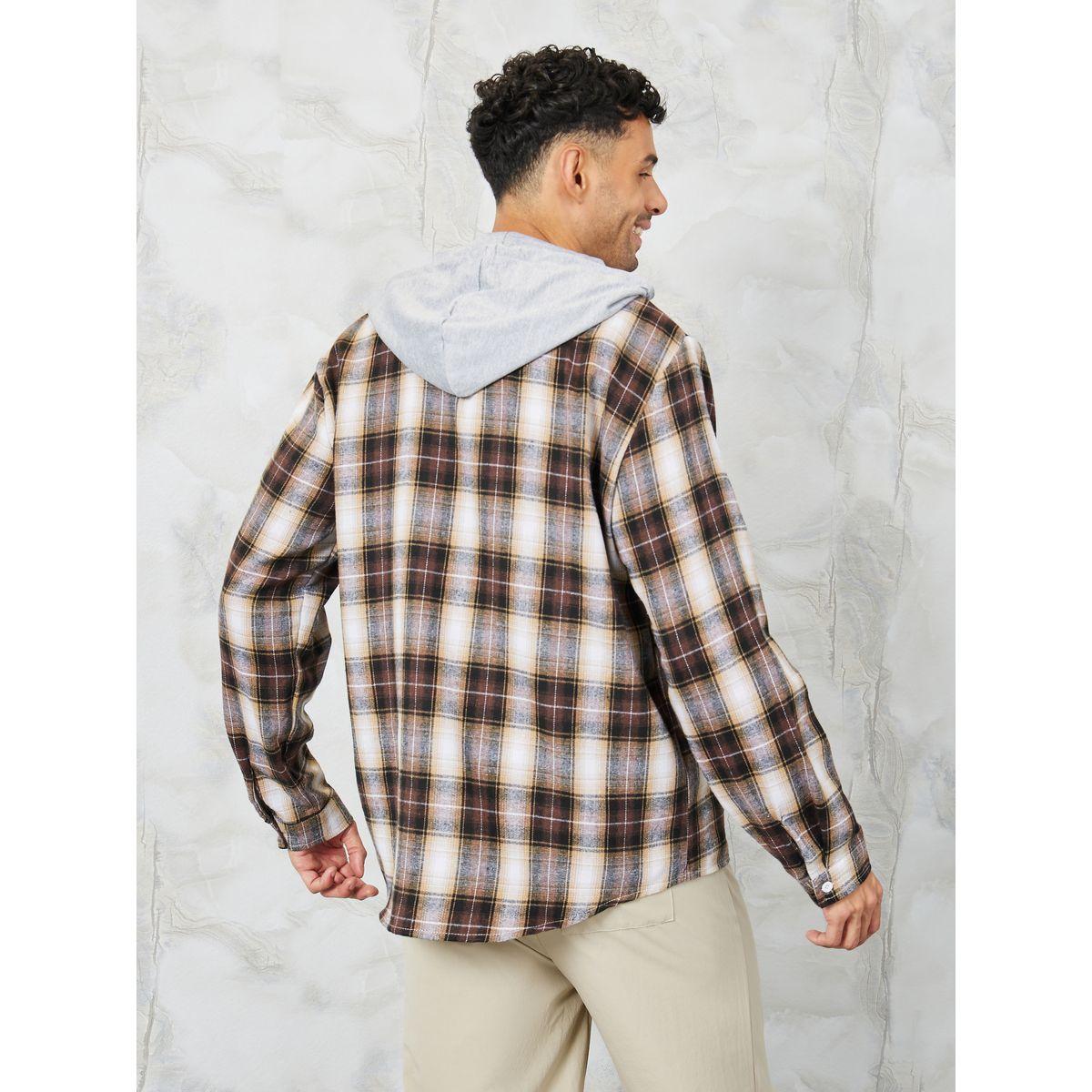 Styli Checked Oversized Hooded Shirt-men-clothing-shirts-image-5