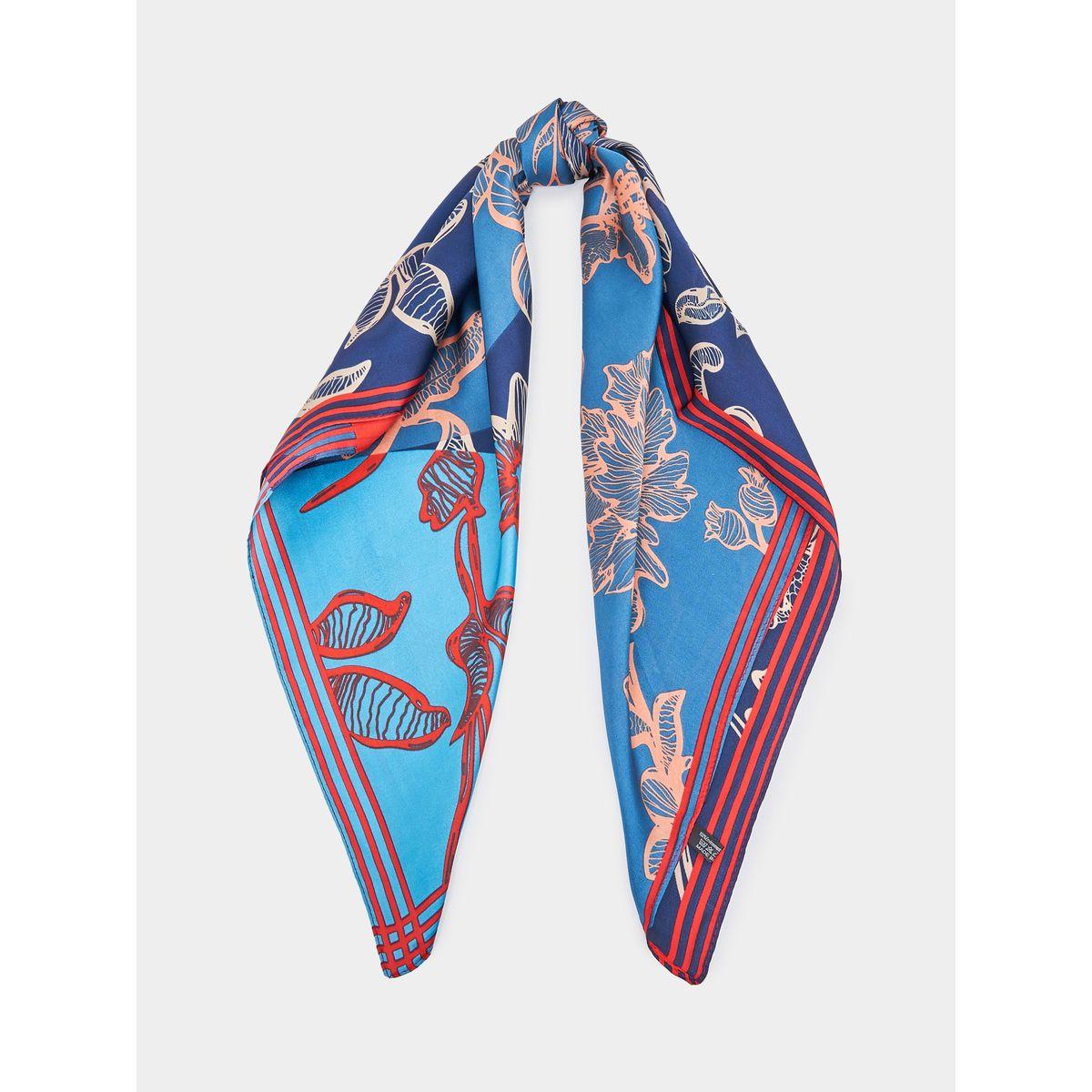 Styli Foil Print Scarf-women-winterwear-scarves-image-1