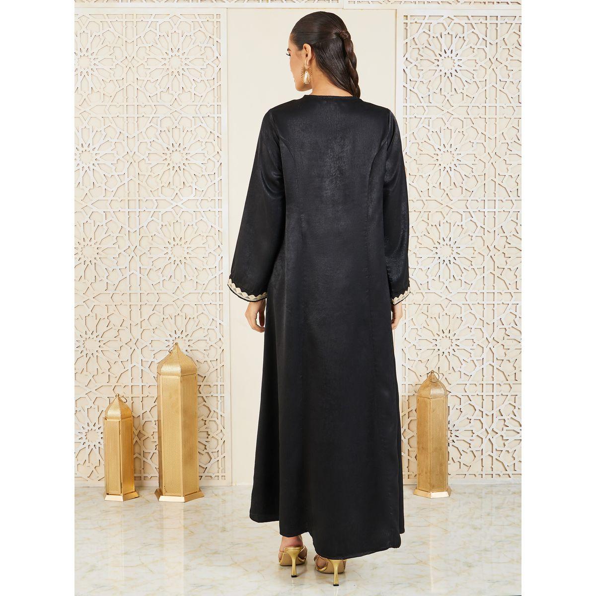 Styli Embroidered Piped Detail Jalabiya-women-arabicclothing-jalabiyas-image-4