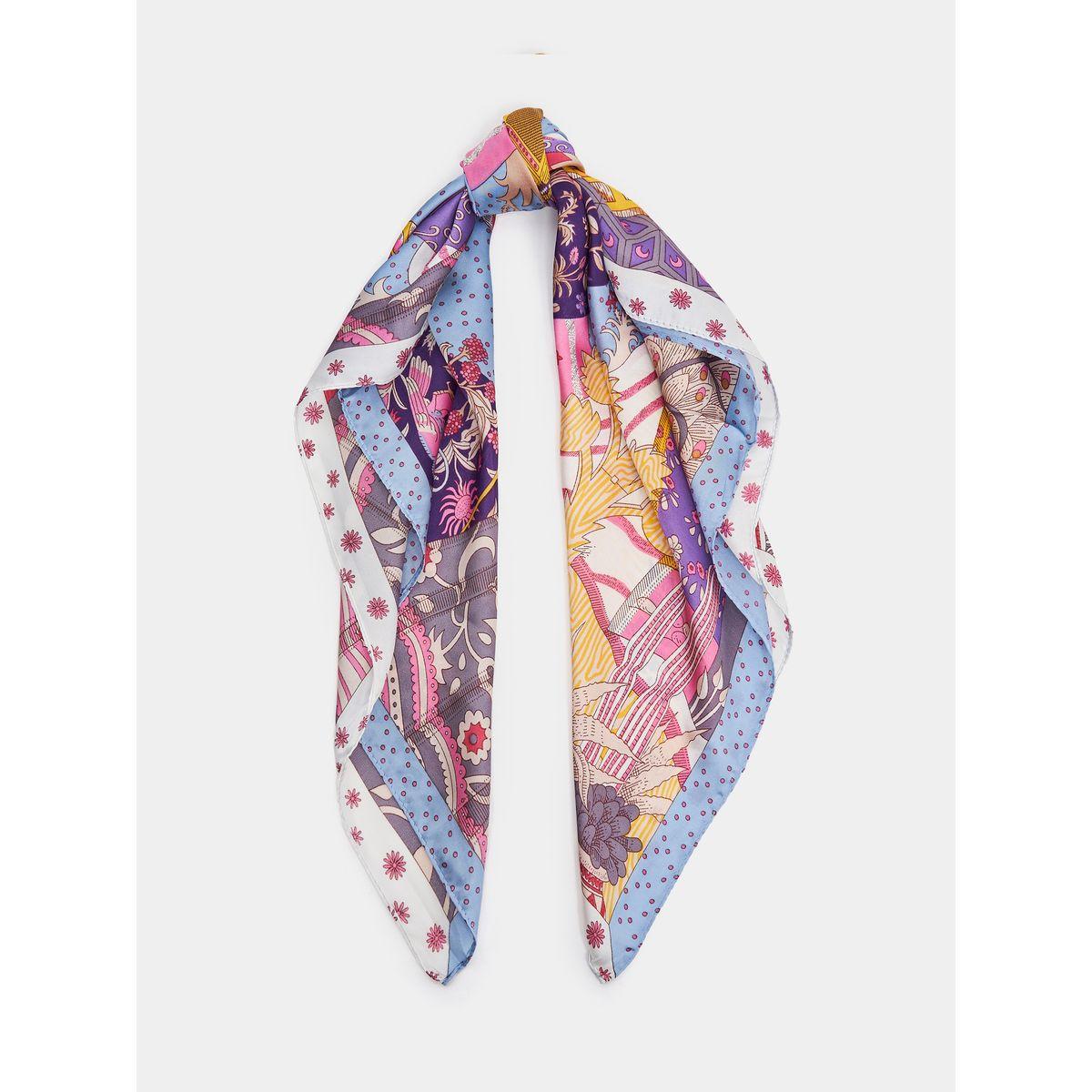 وشاح رأس مطبع بطبعة زهور-women-winterwear-scarves-image-1