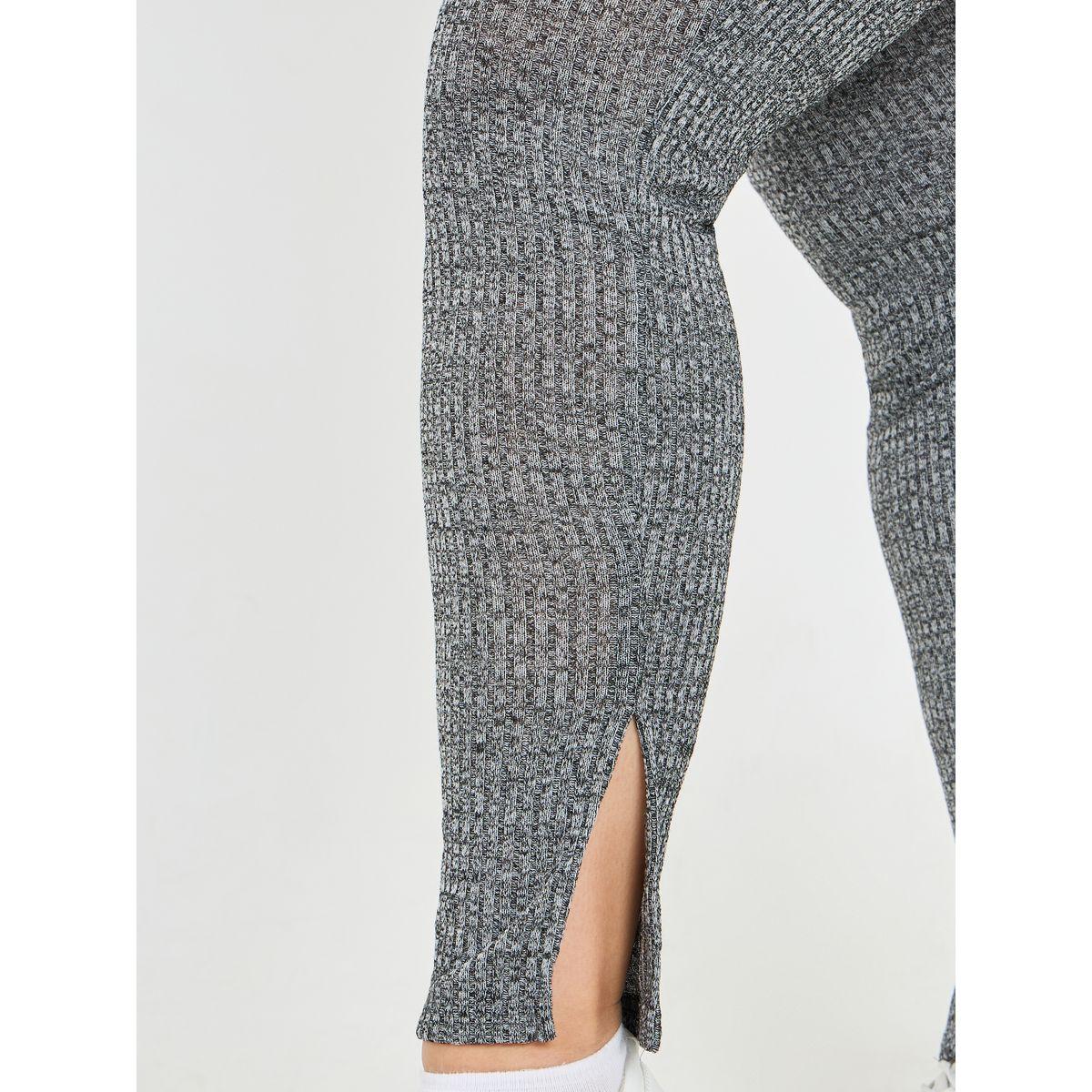 ليقنز مضلع مزين بشق جانبي-women-clothing-bottoms-leggings-image-2