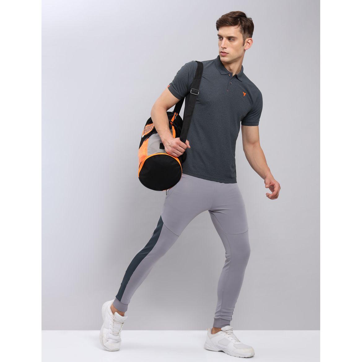 تيشيرت بولو بتفاصيل ميلانج تكنوسبورت × ستايلي-men-clothing-tshirtsandpolos-polos-image-4