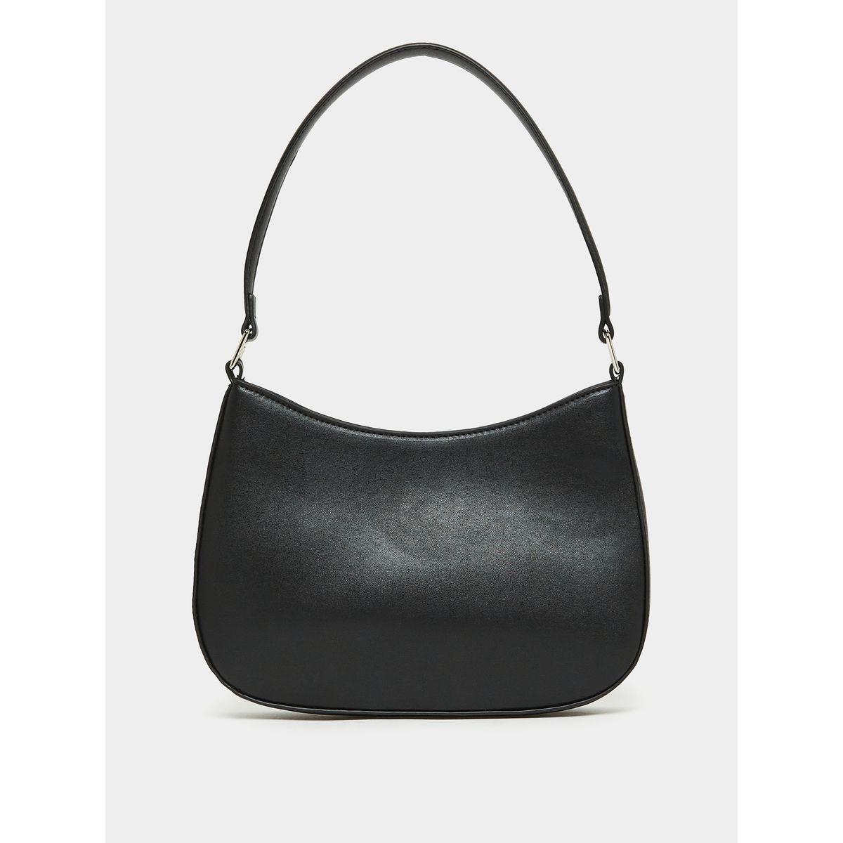 Styli Solid Shoulder Bag with Button Closure-women-bagsandwallets-handbags-image-5