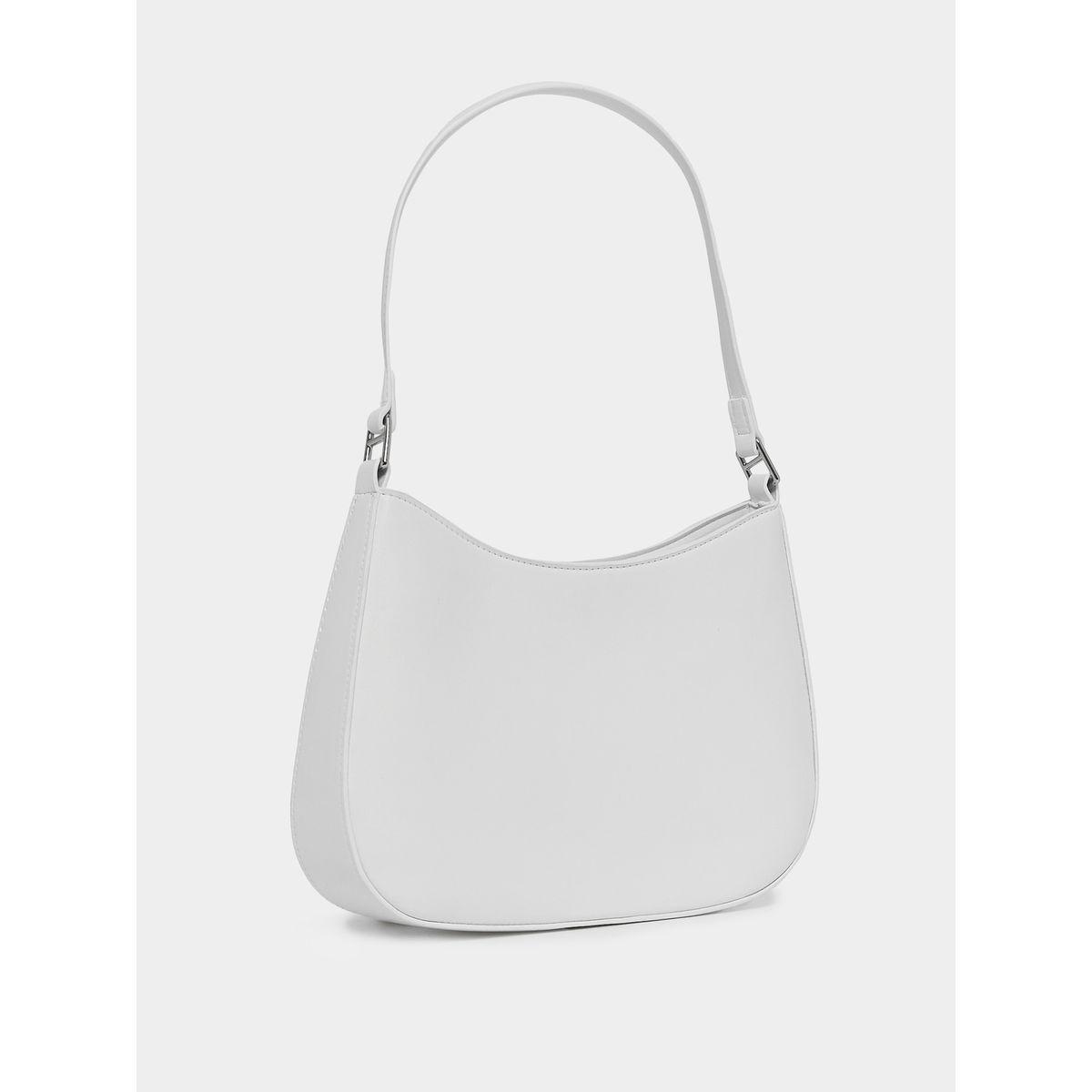 Styli Solid Shoulder Bag with Zip Closure-women-bagsandwallets-handbags-image-1