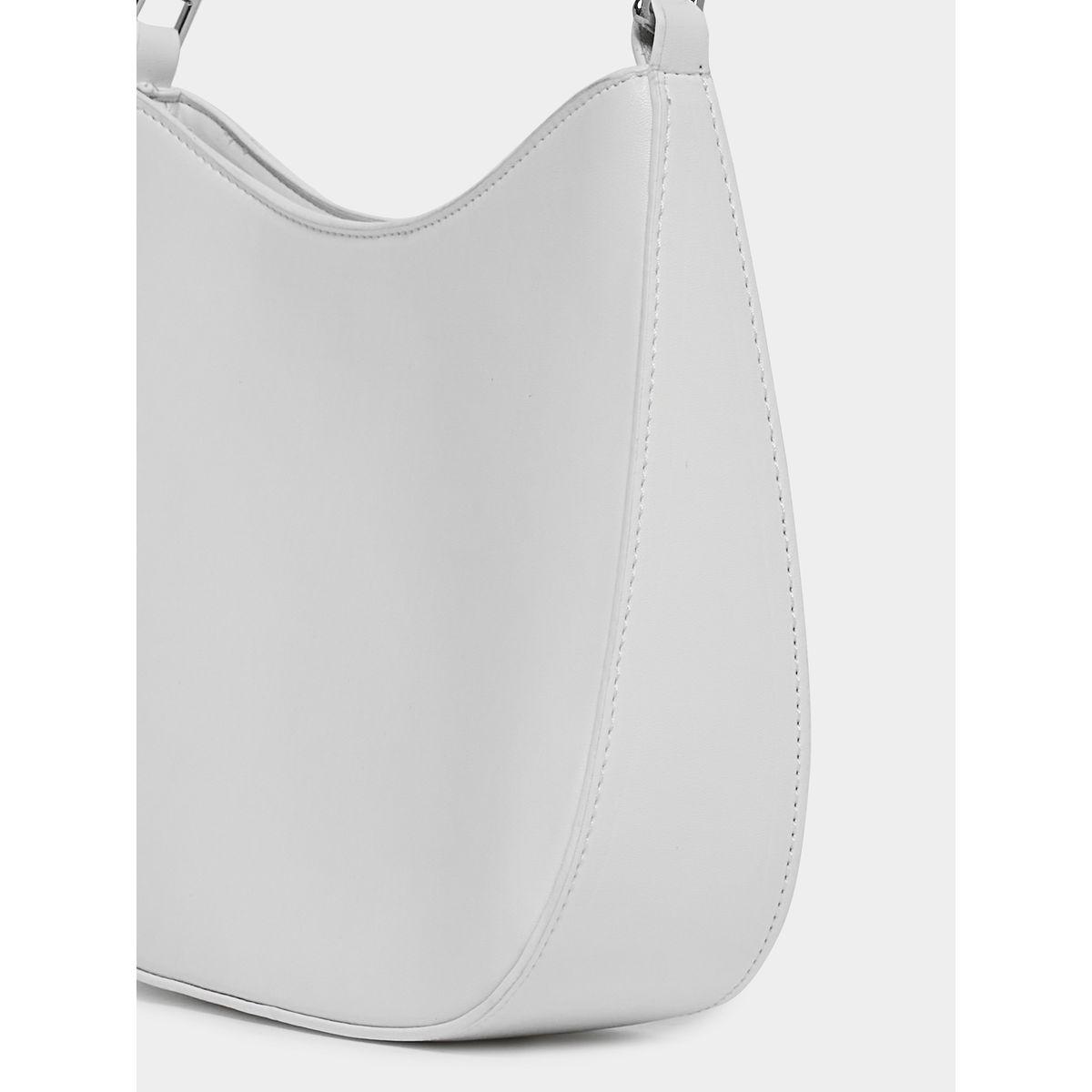 Styli Solid Shoulder Bag with Zip Closure-women-bagsandwallets-handbags-image-4