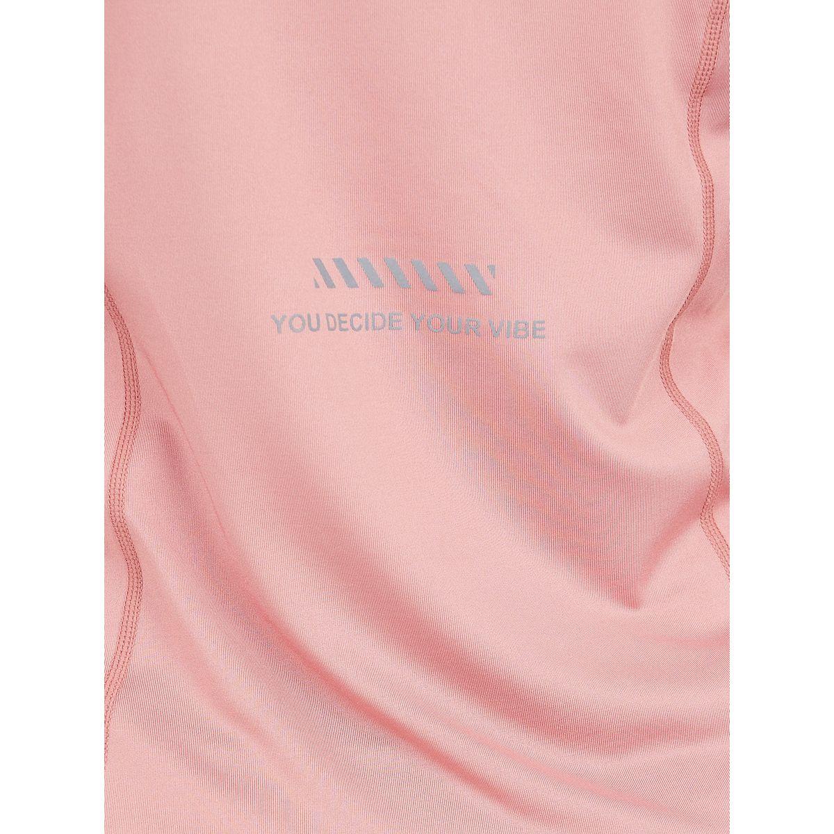 Styli Active Mesh Panel Stitch Detail Reflective Slogan Back Print Top-men-clothing-sportswearandactivewear-tshirtsandpolos-image-4