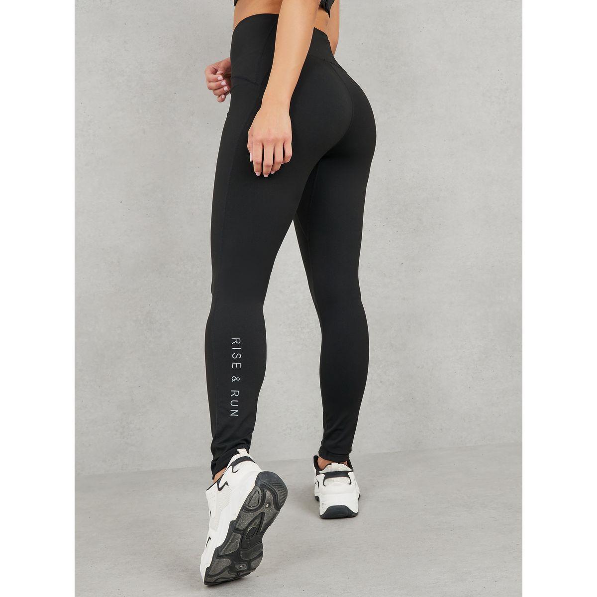 Styli Active Broad Waistband Rise & Run Printed Hem Legging-women-clothing-sportswearandactivewear-bottoms-image-1