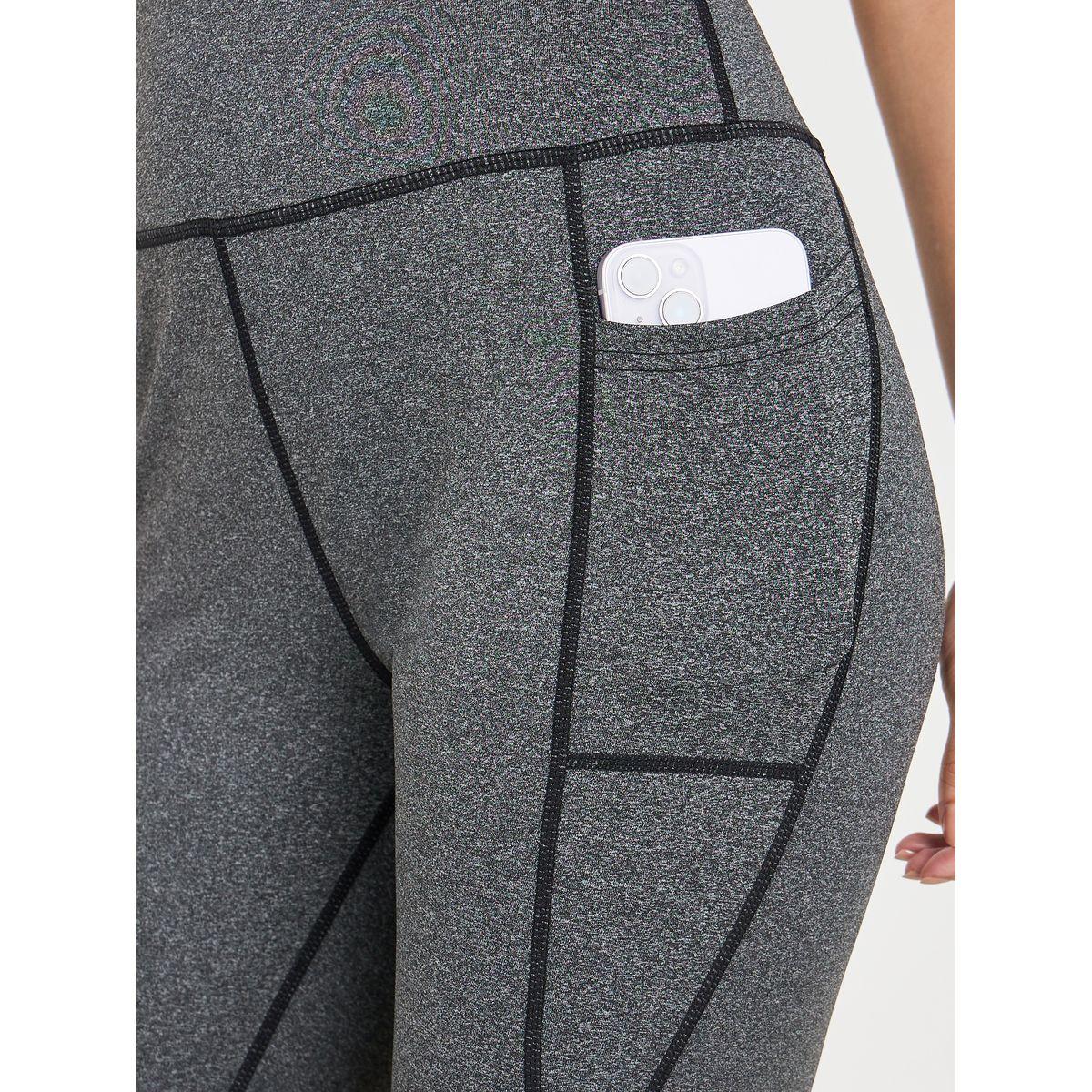 Styli Active Melange Contrast Stitch Mesh Detail Leggings-women-clothing-sportswearandactivewear-bottoms-image-3
