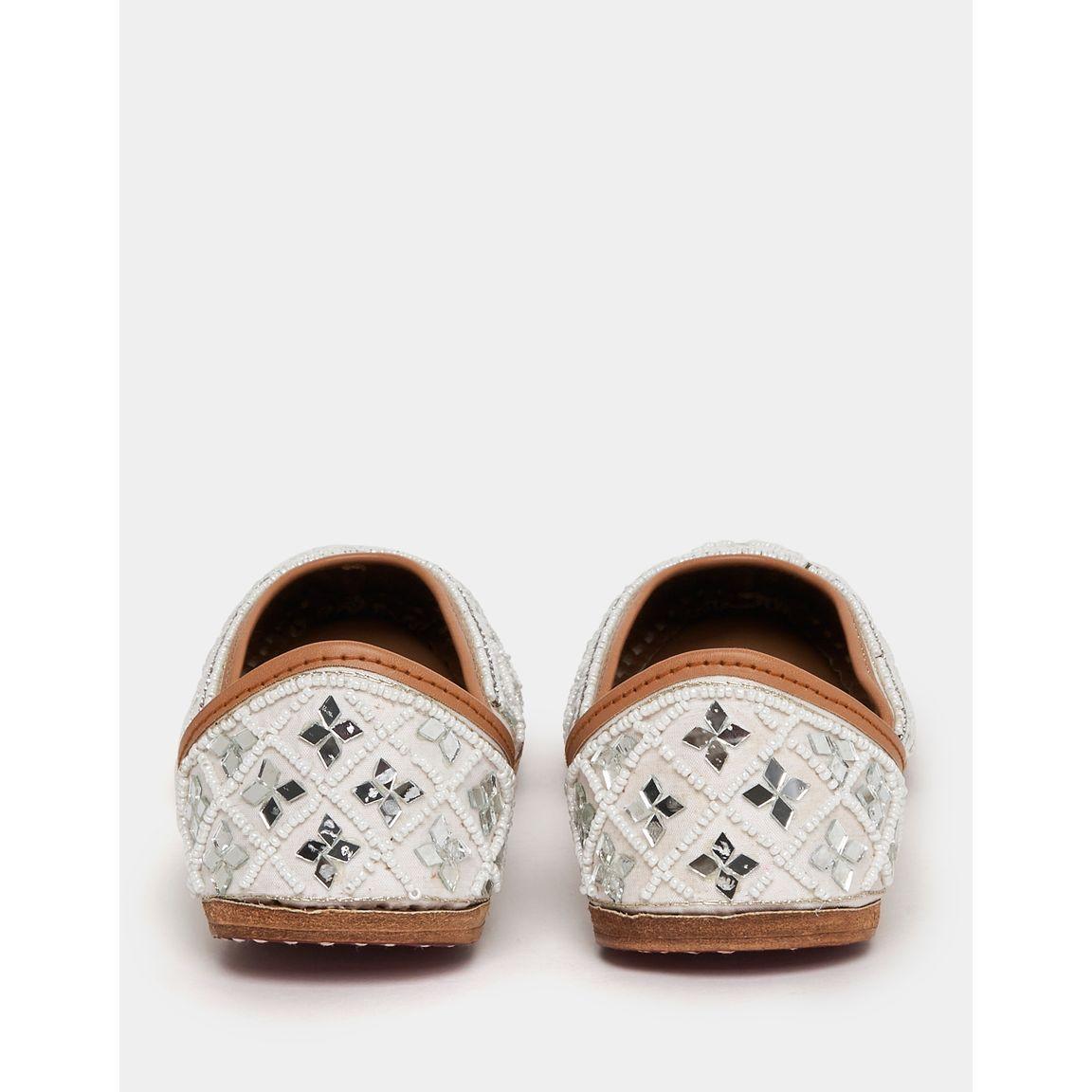 Styli Ethnic Mirrored Bead Flat Shoes-women-shoes-loafersandmoccasins-image-3