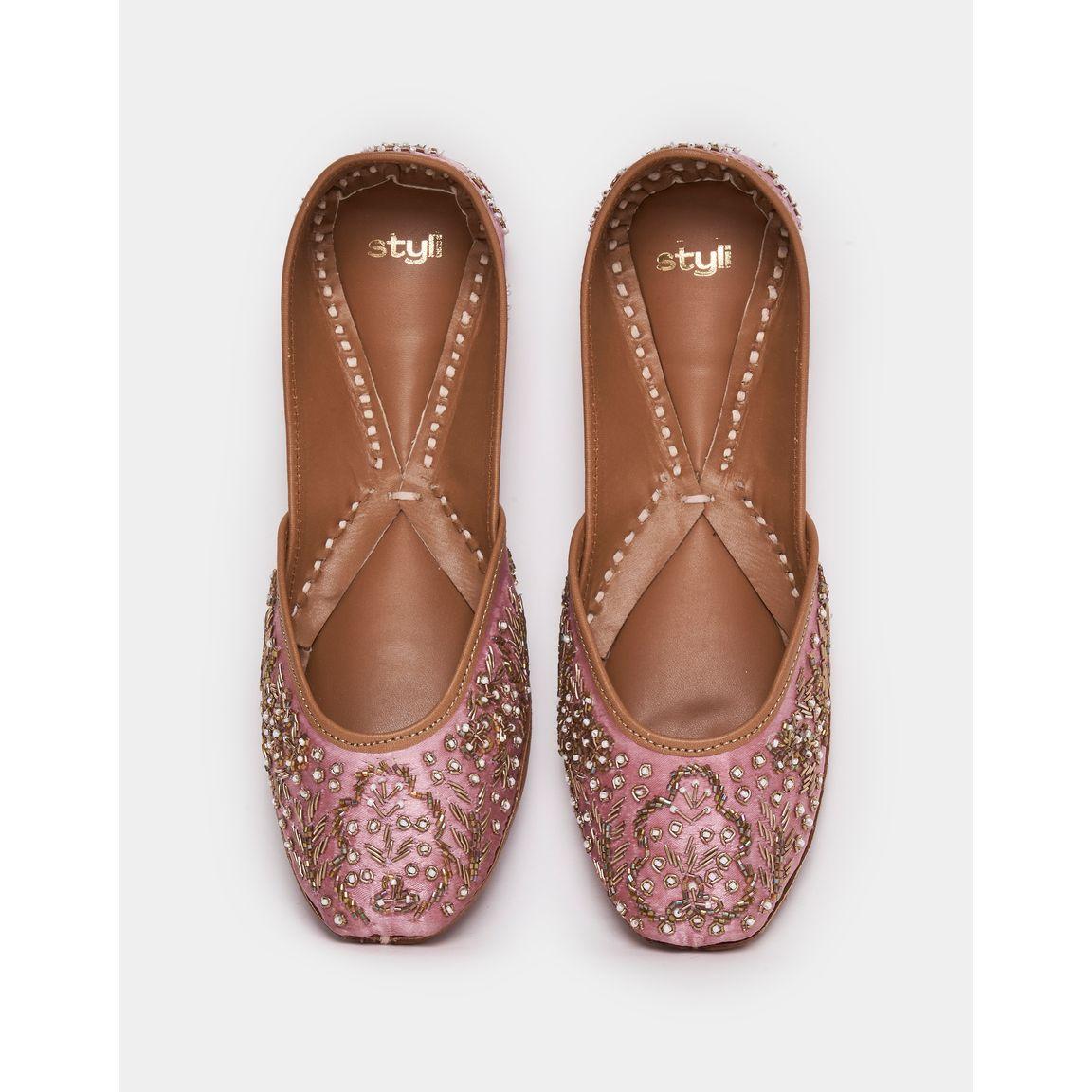 صندل فلات منمق بالخرز-women-shoes-loafersandmoccasins-image-5