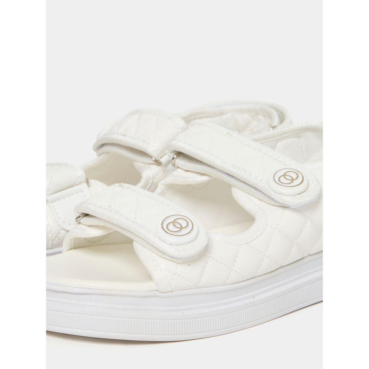 Styli Quilted Platform Sandals-women-shoes-sandals-flats-image-5