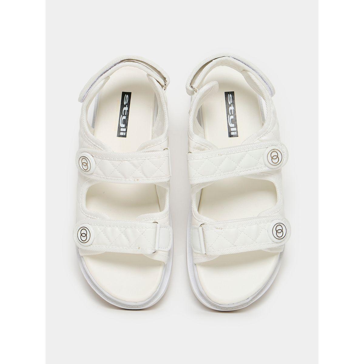 Styli Quilted Platform Sandals-women-shoes-sandals-flats-image-6