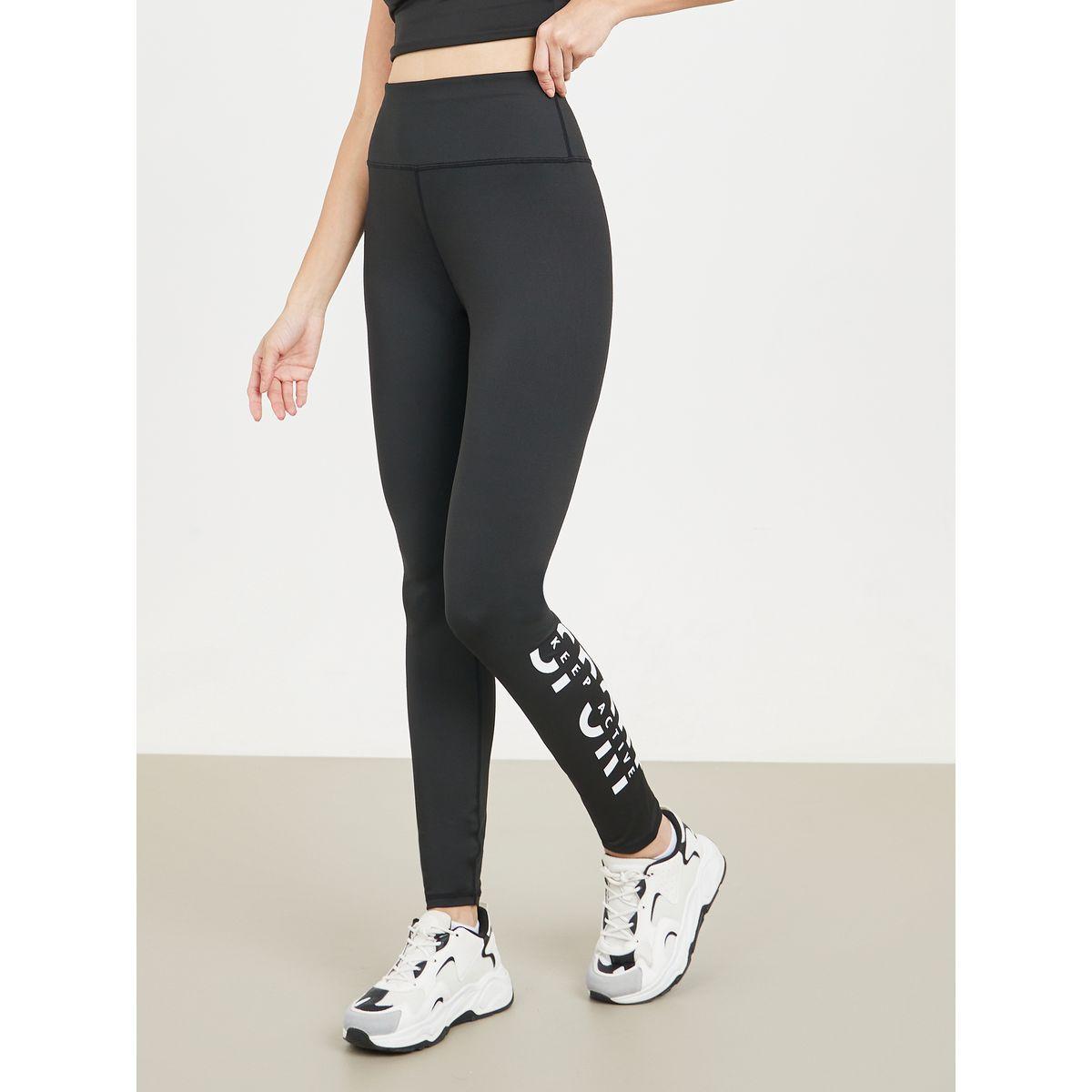Styli Active Side Slogan Print Full Length Active Leggings-women-clothing-sportswearandactivewear-bottoms-joggersandtrackpants-image-2