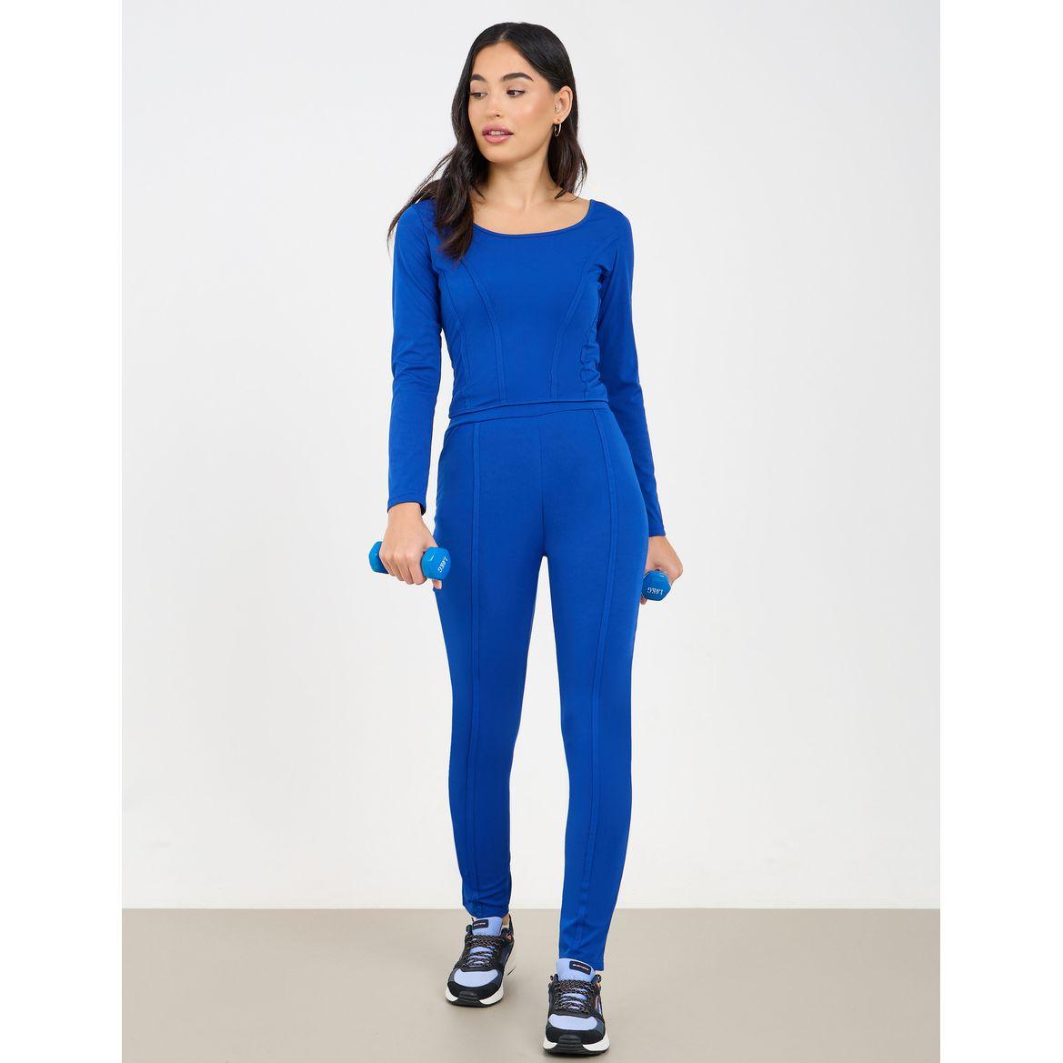 Styli Active Binding Corset Effect Top & Leggings Set-women-clothing-sportswearandactivewear-trackpantsandtracksuits-image-1