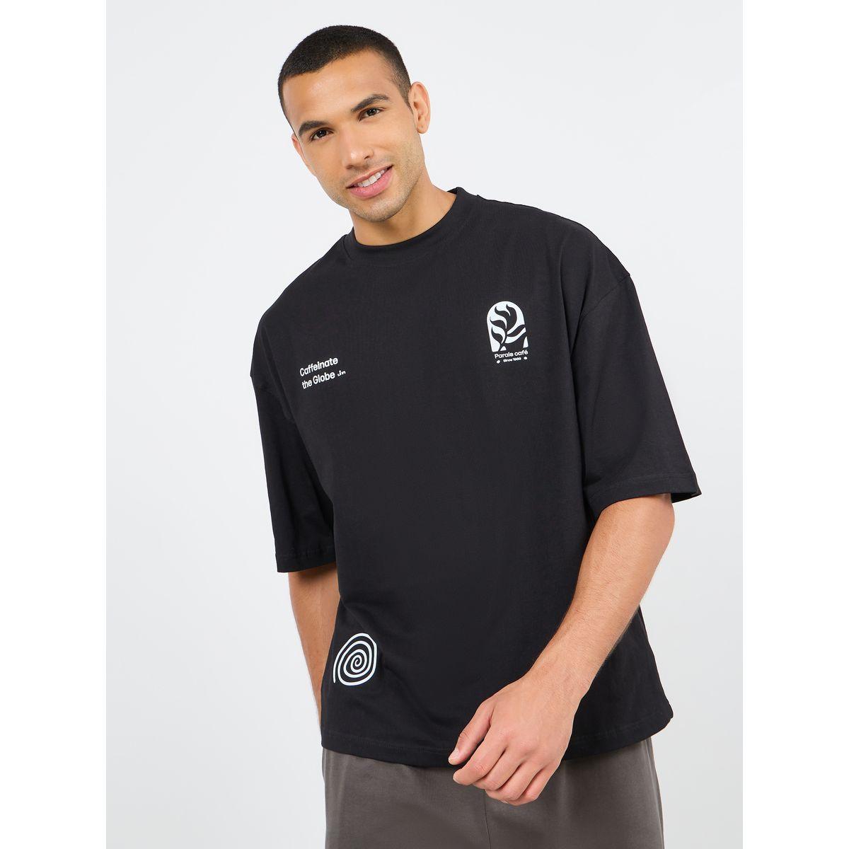 Styli Pure Cotton Front & Back Minimal Graphic Print Boxy T-Shirt-men-clothing-tshirtsandpolos-tshirts-image-1