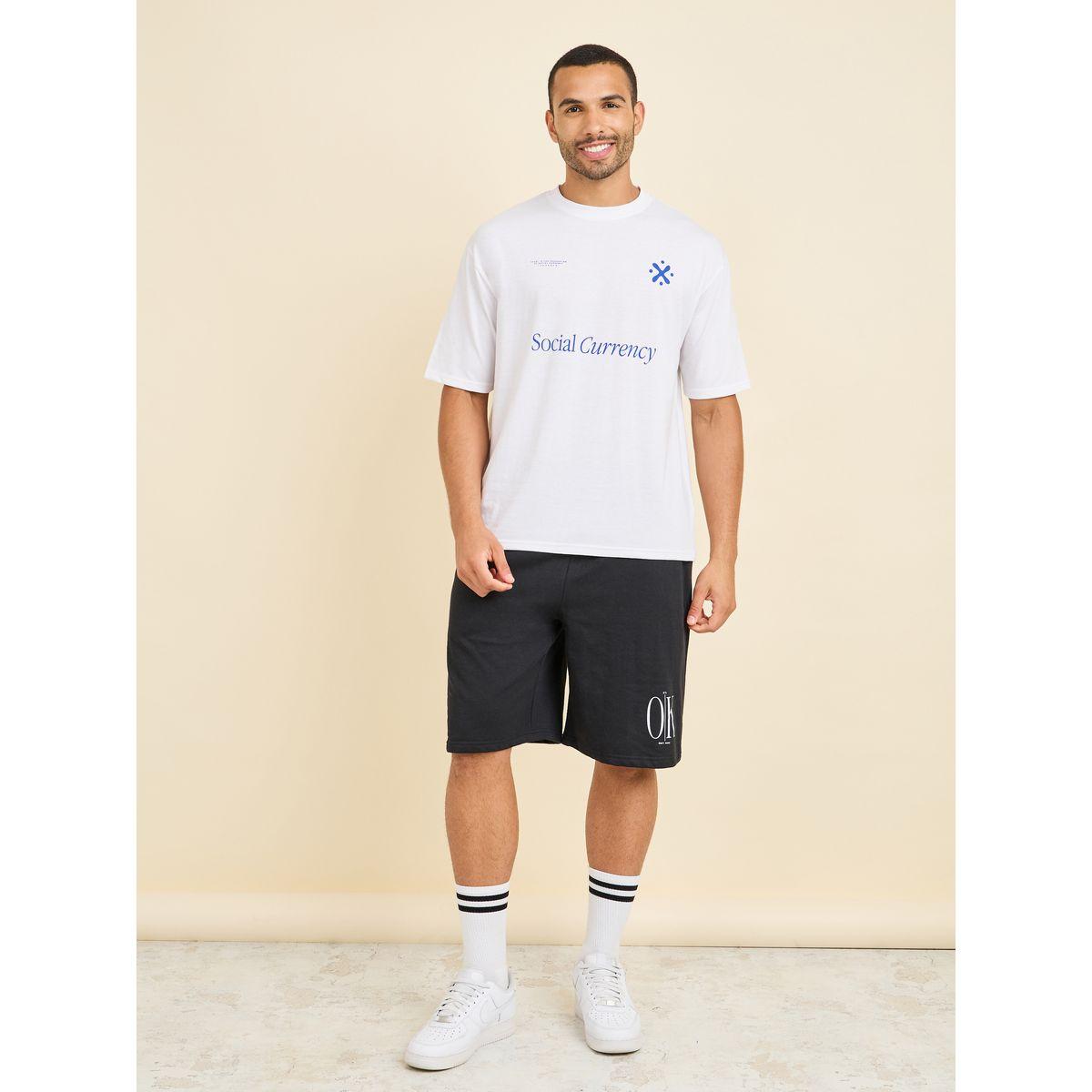 Styli Cotton Rich Minimal Front and Back Graphic Print Oversized T-shirt-men-clothing-tshirtsandpolos-tshirts-image-2