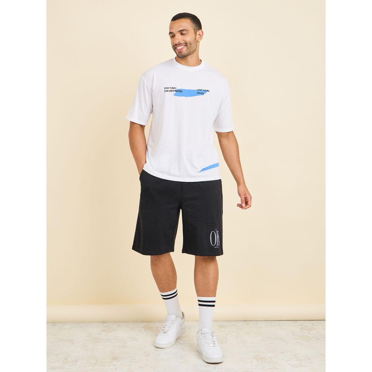 Styli Cotton Rich Oversized Minimal Front Graphic Print T-shirt-men-clothing-tshirtsandpolos-tshirts-image-1
