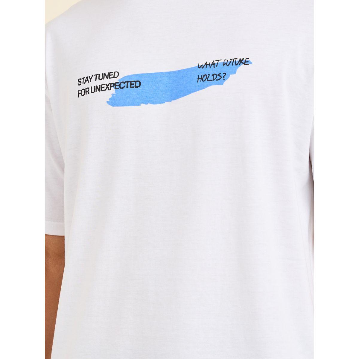 Styli Cotton Rich Oversized Minimal Front Graphic Print T-shirt-men-clothing-tshirtsandpolos-tshirts-image-3