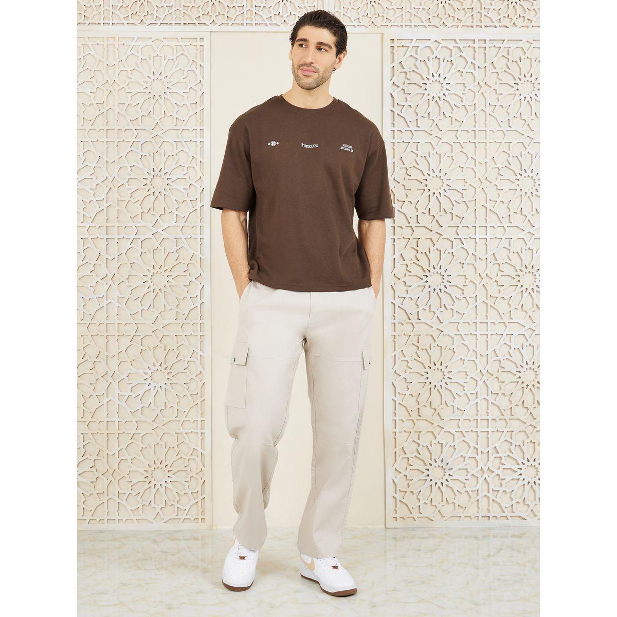 Styli Front & Back Graphic Print Interlock Oversized T-Shirt-men-clothing-tshirtsandpolos-tshirts-image-2