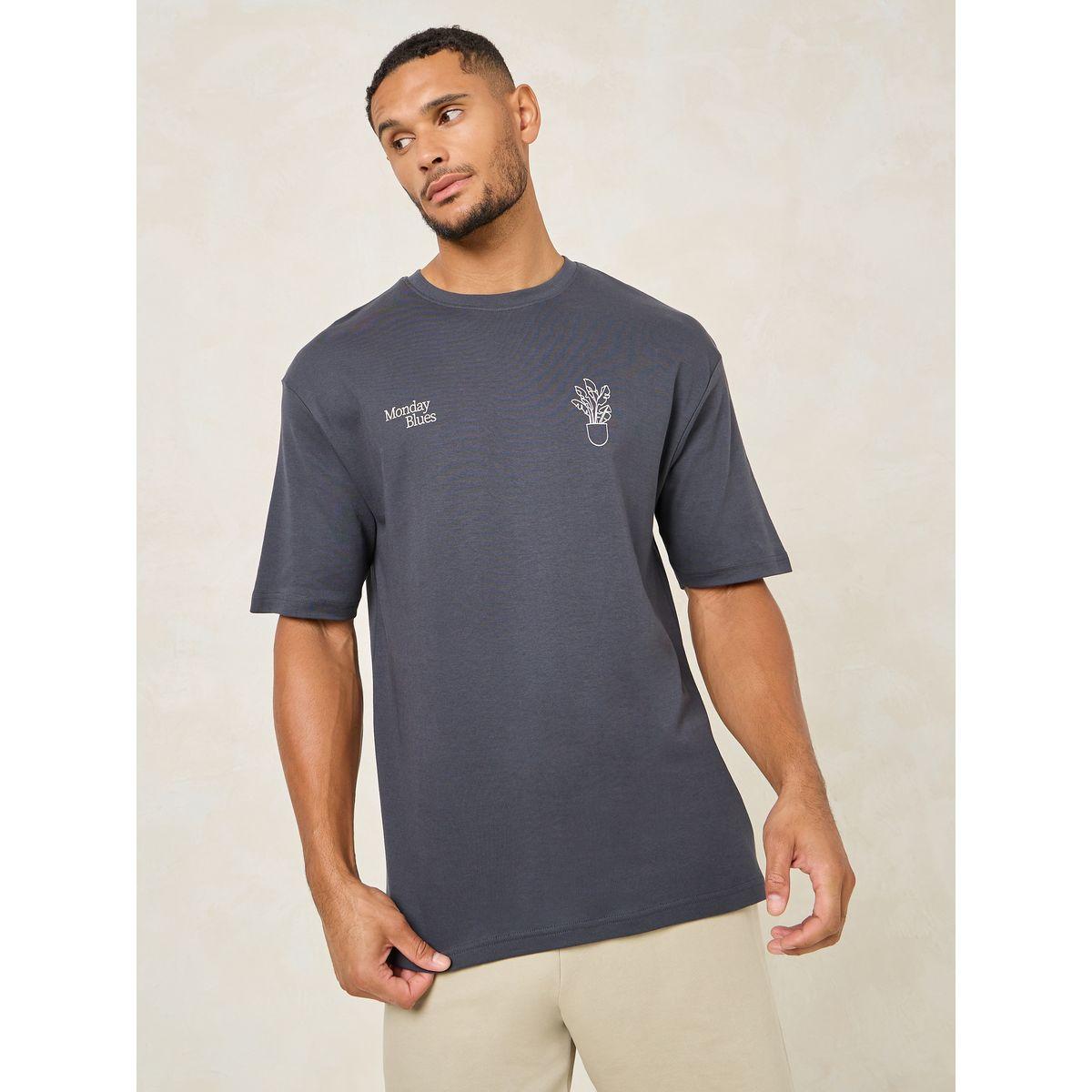 تيشيرت فضفاض مطبع بطبعة جرافيك-men-clothing-tshirtsandpolos-tshirts-image-3