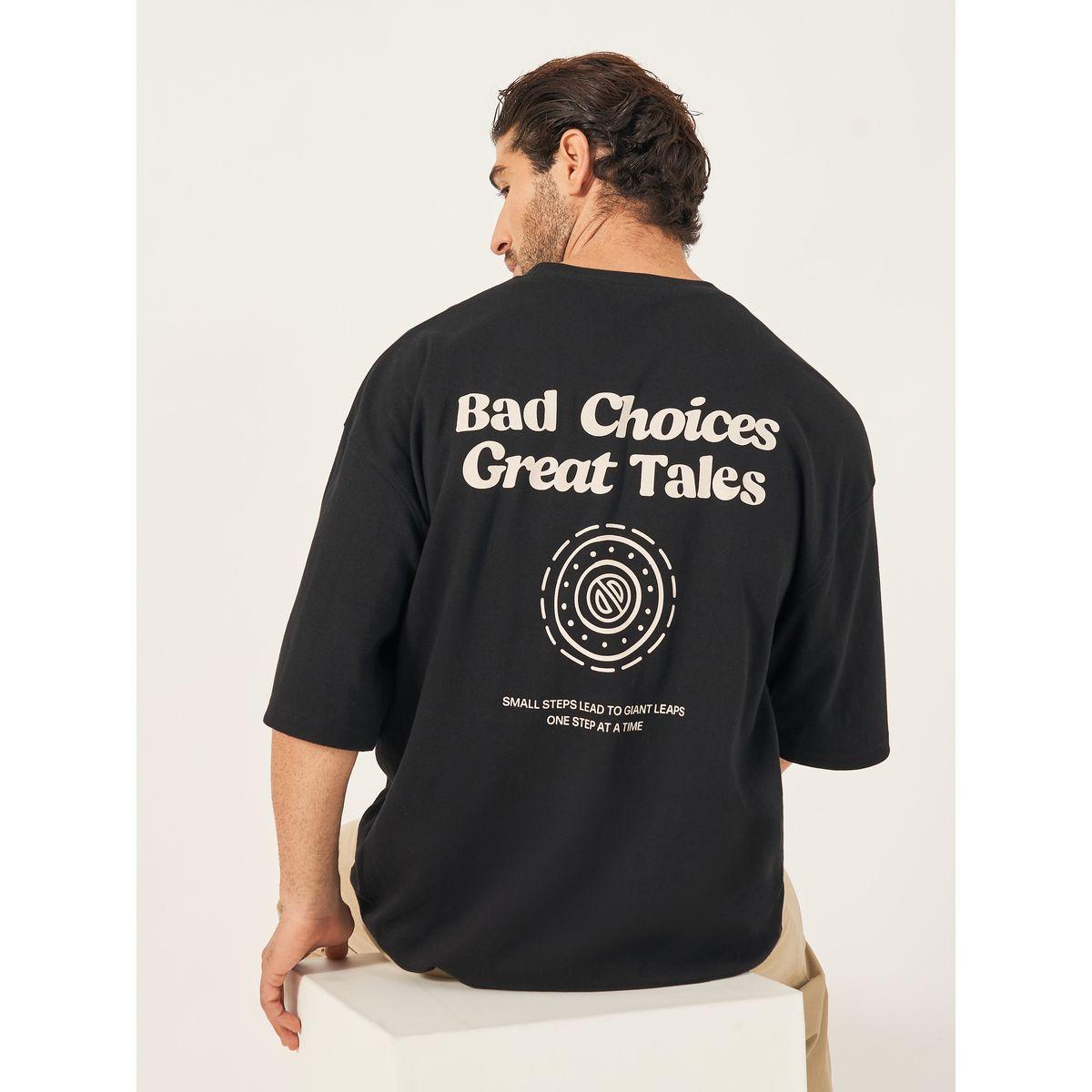 Styli Front and Back Graphic Print Interlock Boxy T-Shirt-men-clothing-tshirtsandpolos-tshirts-image-1