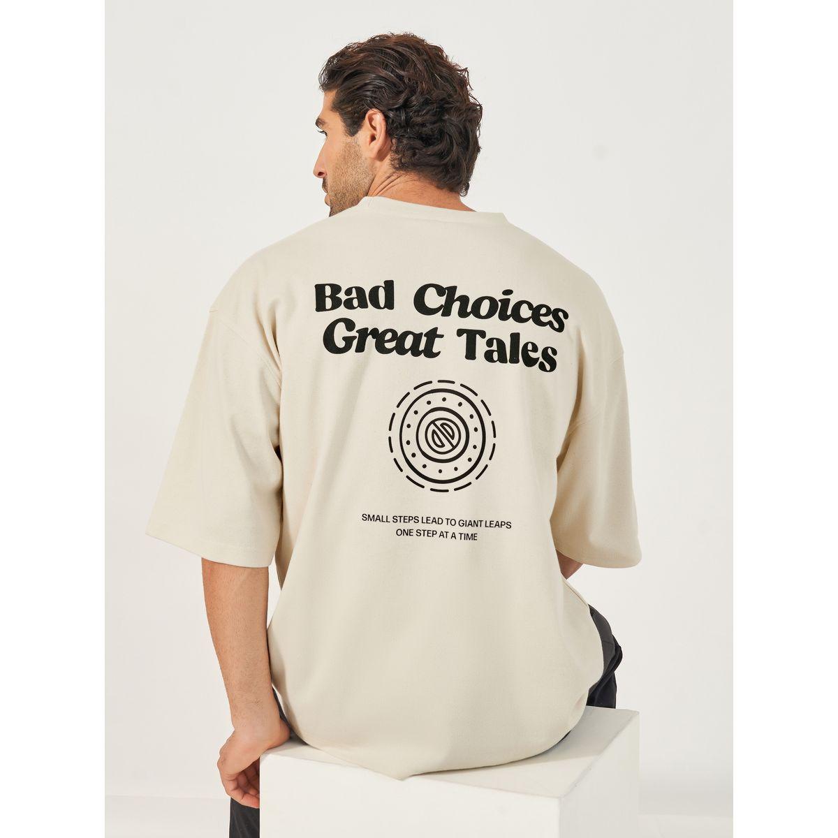 Styli Front & Back Graphic Print Interlock Boxy T-Shirt-men-clothing-tshirtsandpolos-tshirts-image-1