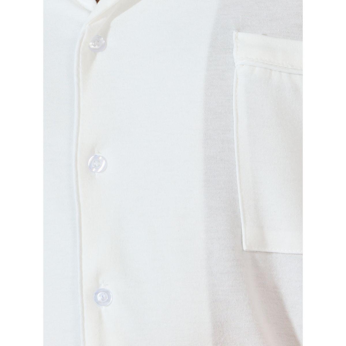 مجموعة من شورت وقميص محبوك بياقة ريزورت-men-clothing-nightwear-sets-image-3