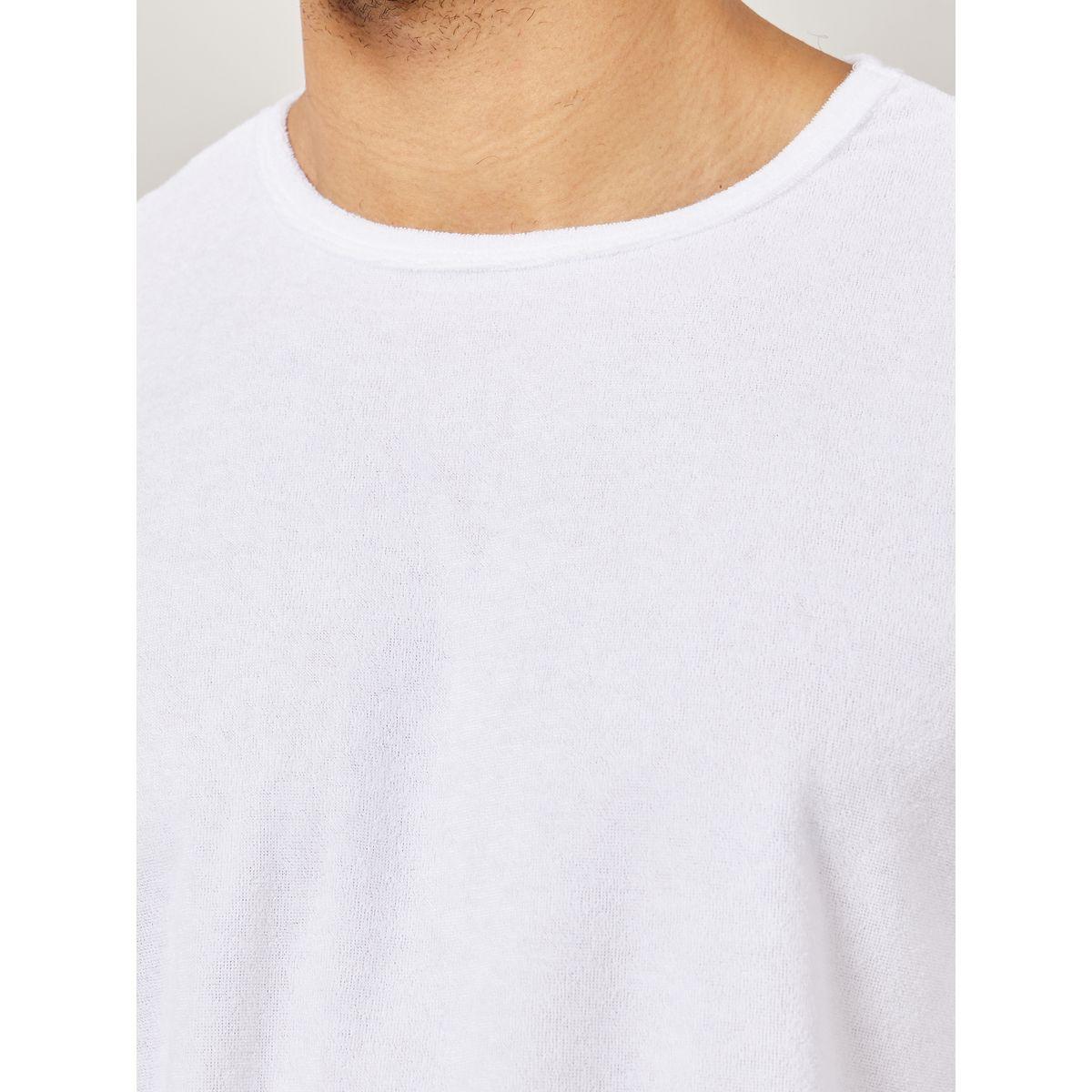 Styli Unwind Towelling Knit Round Neck T-Shirt & Shorts Set-men-clothing-nightwear-sets-image-3