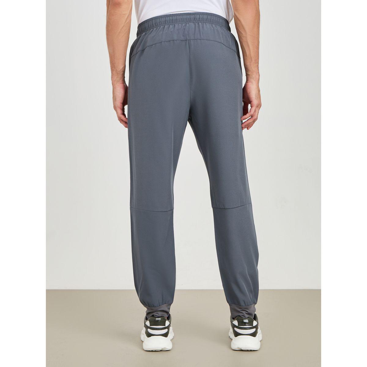 Styli Active Zip Detail Knitted Track Pants with Panels-men-clothing-sportswearandactivewear-bottoms-image-5