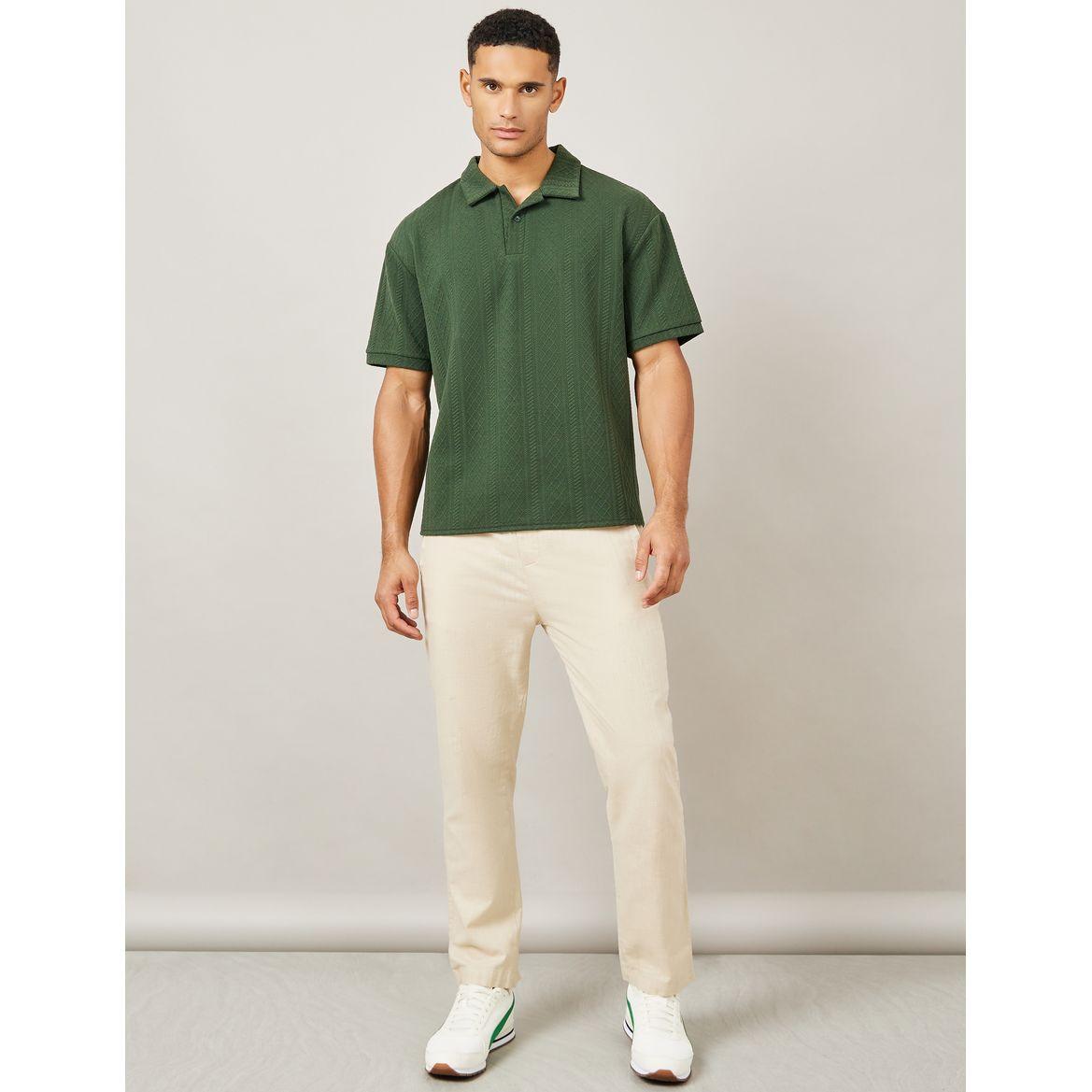 Styli Premium Cable Textured Knit Revere Collar Oversized Polo-men-clothing-tshirtsandpolos-polos-image-2