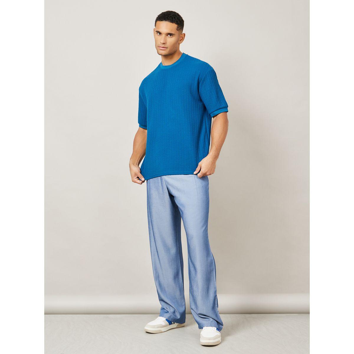 Styli Premium Puff Knit Textured Oversized T-Shirt-men-clothing-tshirtsandpolos-tshirts-image-2
