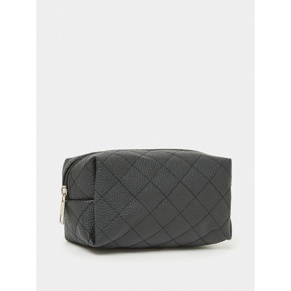 Styli Checked Stitch Detail Washbag-travel-accessories-image-1