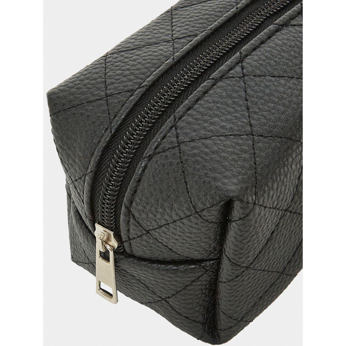 Styli Checked Stitch Detail Washbag-travel-accessories-image-2