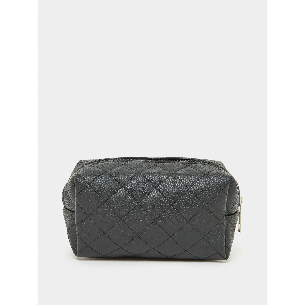 Styli Checked Stitch Detail Washbag-travel-accessories-image-3