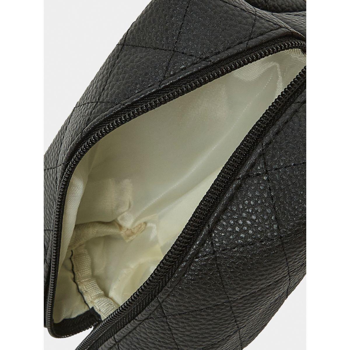 Styli Checked Stitch Detail Washbag-travel-accessories-image-4