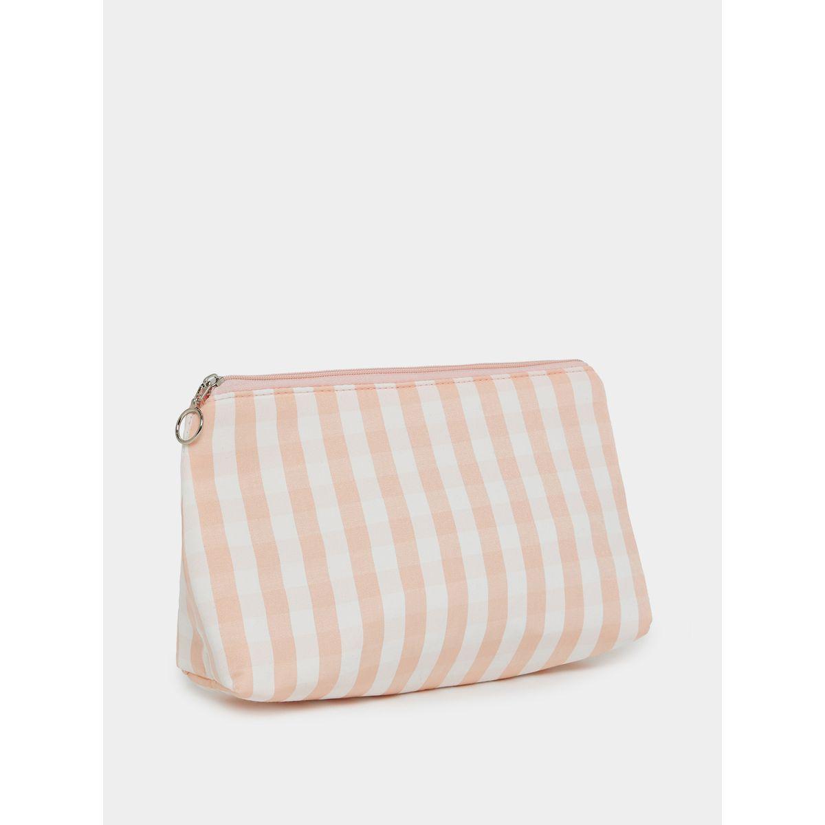 Styli Checked Zip Closure Washbag-travel-accessories-image-1