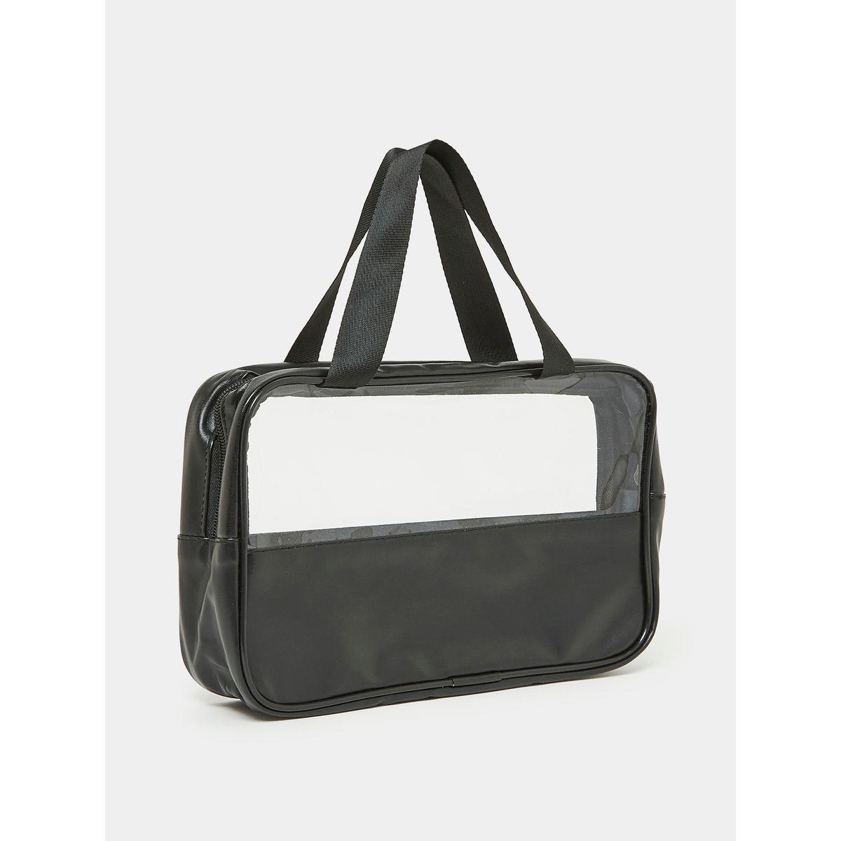 Styli Contrast Trim Transparent Washbag-travel-accessories-image-1