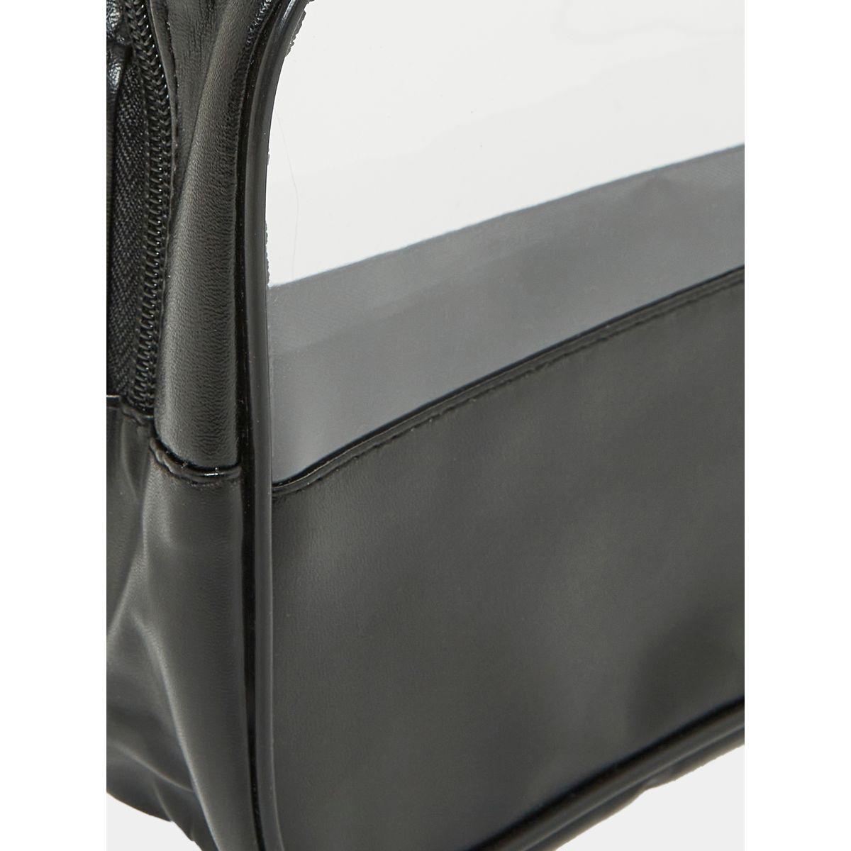 Styli Contrast Trim Transparent Washbag-travel-accessories-image-2