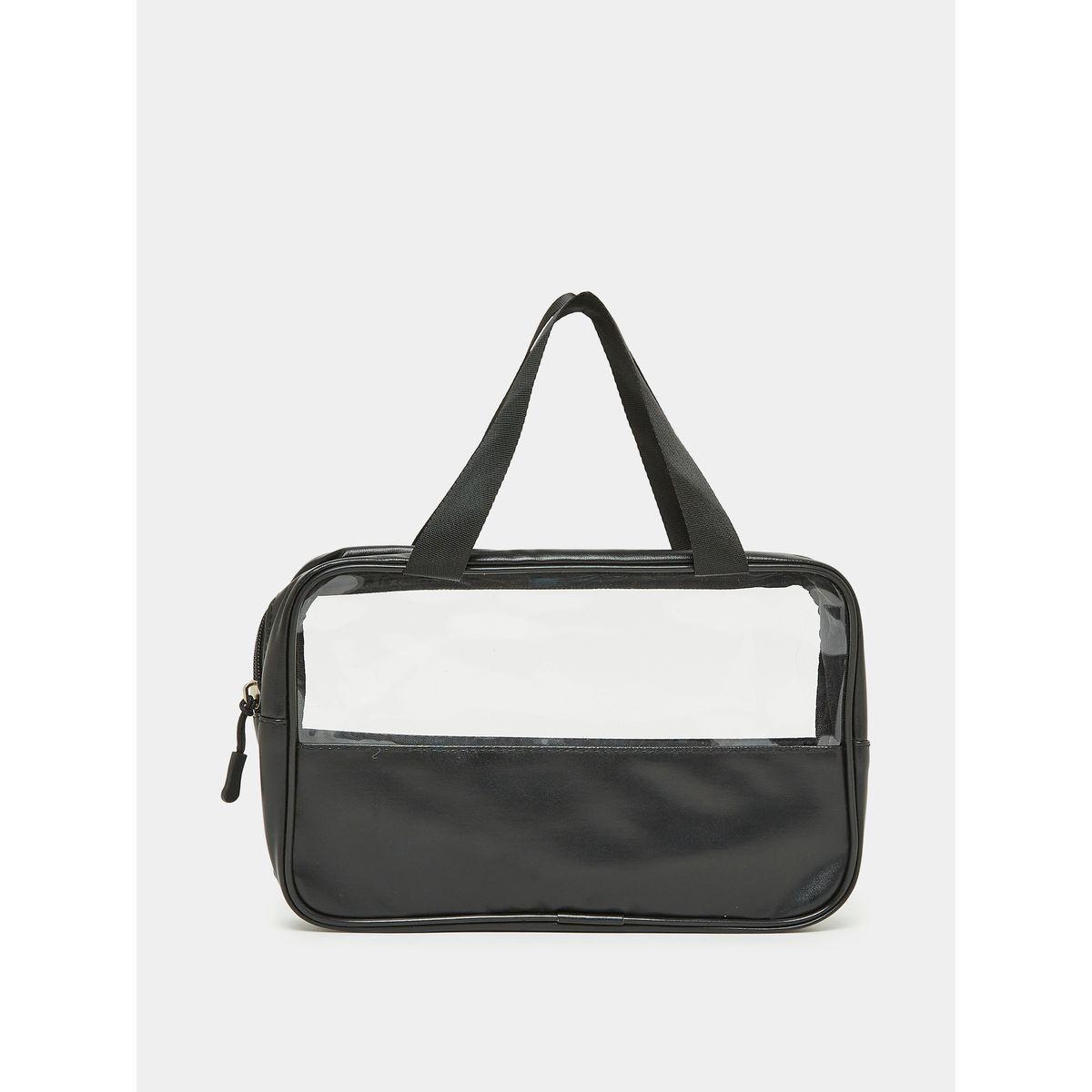 Styli Contrast Trim Transparent Washbag-travel-accessories-image-3