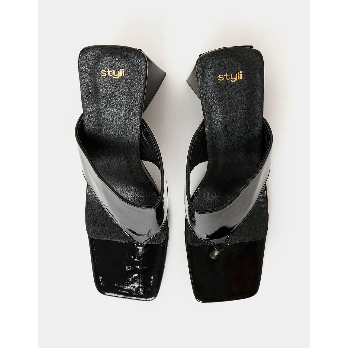 Styli Wide Strap Platform Heel Sandals-women-shoes-heels-image-6